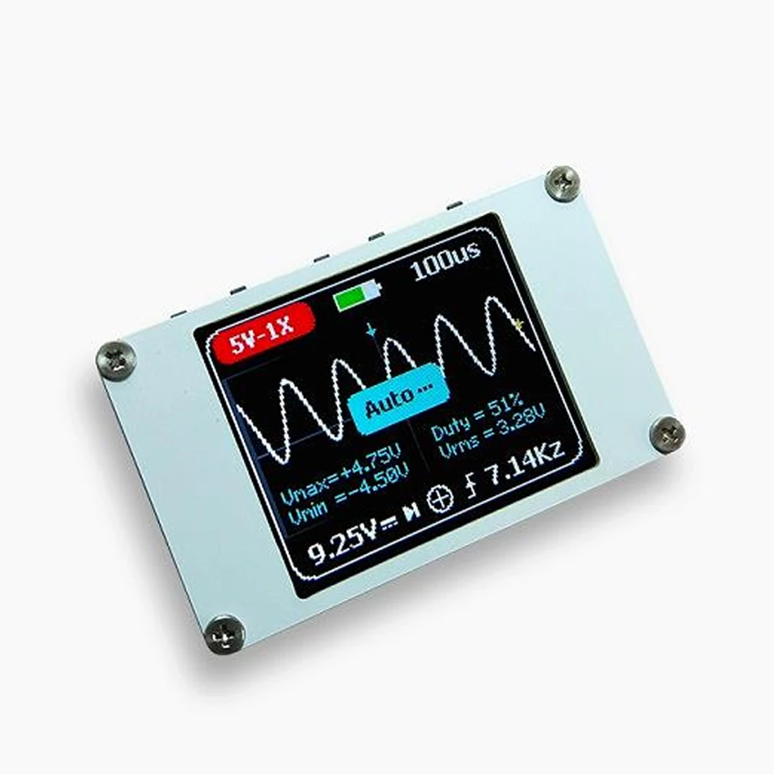 

Handheld Mini Pocket Portable Ultra-small Digital Oscilloscope 1M Bandwidth 5M Sample Rate Digital Oscilloscope Kit