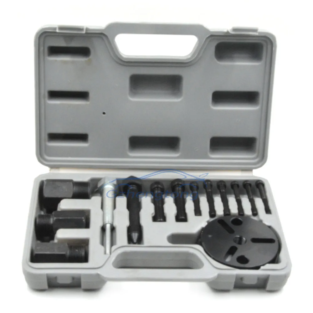 Car AC Tool Kit Box R134a R12 Compressor Clutch Sucker Puller Kit Air