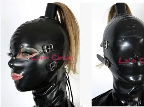 Wearing a bondage mask Salt lick road