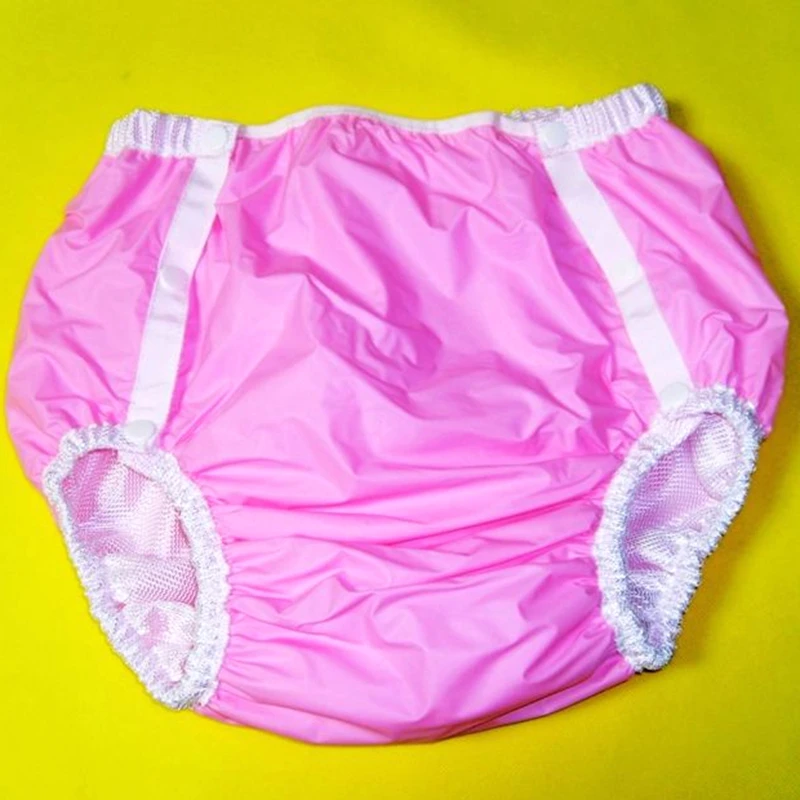 

Free Shipping FuuBuu2213-Pink-S Adult Diaper/ incontinence pants/ diaper changing mat ABDLL