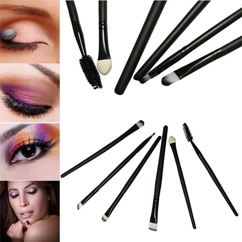 2017 A 6PCS Cosmetic Makeup Brush Lip Makeup Brush Eyeshadow Brushlip