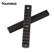 13 слотов 5 дюймов Пикатинни Вивер рейку Handguard раздел набор Keymod 15 мм пистолет рельс база для винтовок страйкбол охота