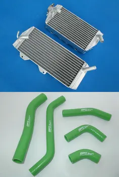 

Factory price for KAWASAKI KXF450 KX 450 F KX450F 06 08 2006 2007 aluminum alloy radiator + hose
