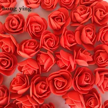 500 pçs rosa urso flor cabeça 3.5 cm de diâmetro bud seda sally flores artificiais diy decoração do casamento flor arte materiais