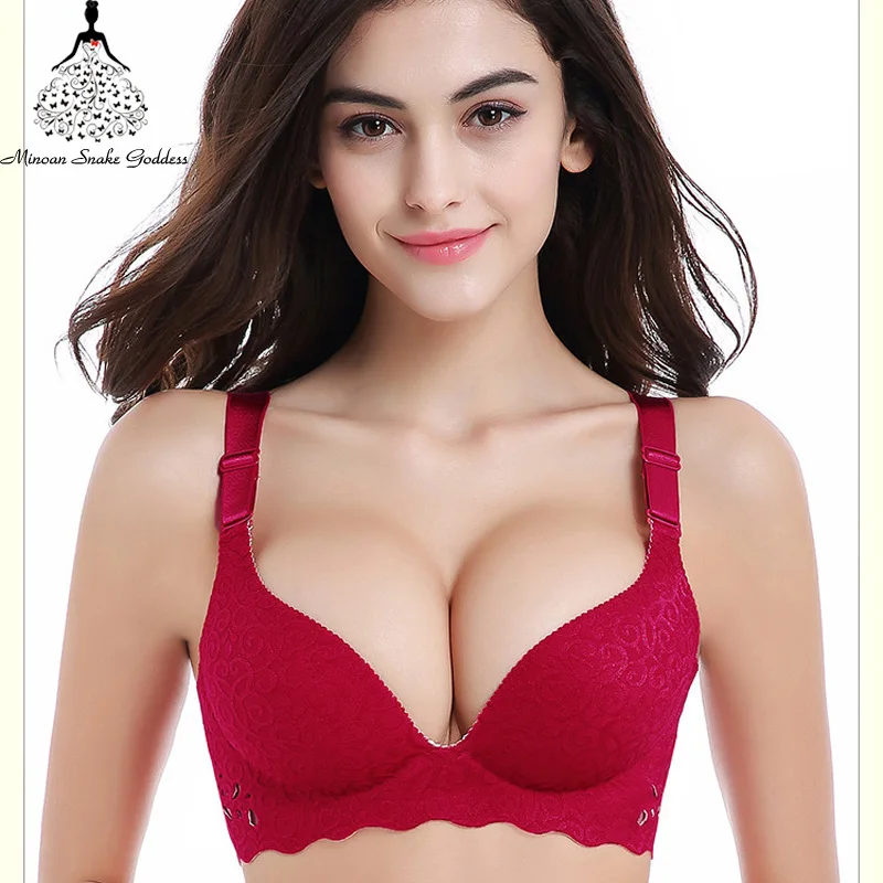 

Plus Size Bra Bralette Bras For Women Push Up Bralet Big Size C D Cup Lingerie underwear Unlined Wireless Intimat Brassiere