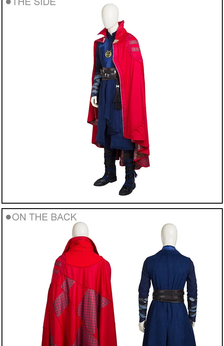 Doctor Strange Cosplay Costume Stephen Steve Vincent Strange Costume Marvel Movie Superhero Doctor Strange Costume Custom Made