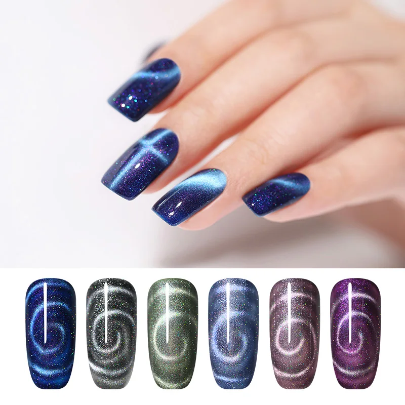 UR SUGAR UV Cat Eyes Gel Lacquer 3D DIY Magnetic Red Colors Gel Cat's Eye Nail Gel Polish Soak Off 7.5ml Nail Gel Lacquer