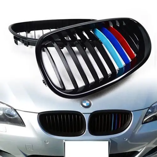 2004-2010 BMW E60 E61 5 Series M5 Front Grille Front kidney grill Gloss Black