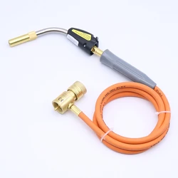 Mayitr – torche Turbo à allumage automatique, gaz de haute qualité, avec tuyau à souder, pour la plomberie, la climatisation et le chauffage 