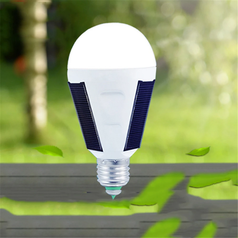 High Light Energy Saving Led Solar Natural White Bulb Led Solar Light Natural White Bulb