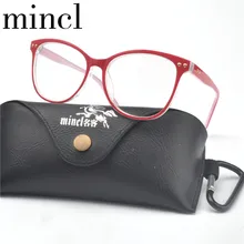 MINCL/Рецептурные очки с оправой мужские прозрачные линзы очки высокого качества женские квадратные черные мужские оправы новые NX