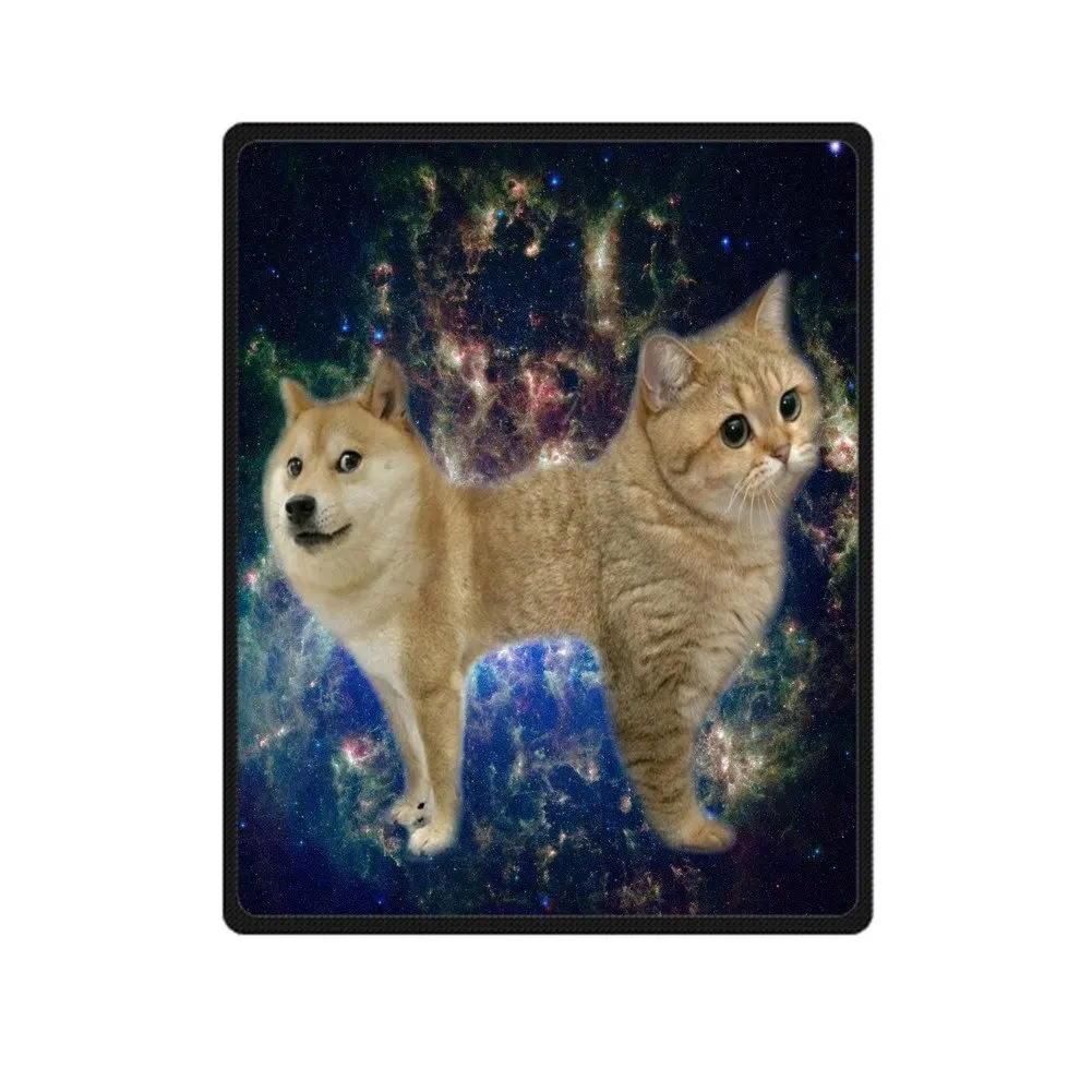 Кошечка Doge In The Universe диван одеяло мягкое теплое Флисовое размер 58x80 дюймов 50x60 40x50