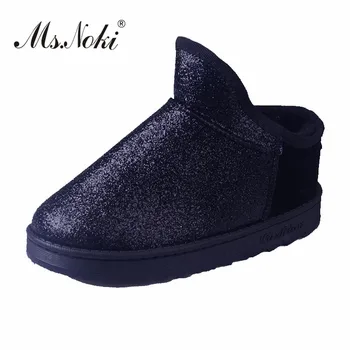 

Free Shipping New Arrival Bling shoes Classic Mujer Botas Good quality Snow Boots Winter Shoes for Women Platform warm inside