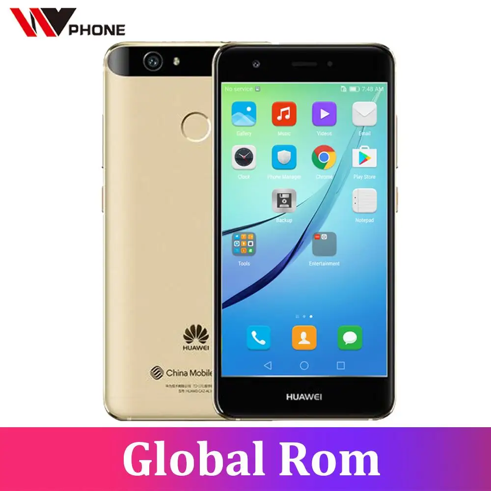 Original Huawei Nova 4G LTE Mobile Phone 3G Ram 32GB Rom MSM8953 Octa Core 5.0" FHD 1920X1080P 12.0MP Camera Fingerprint ID