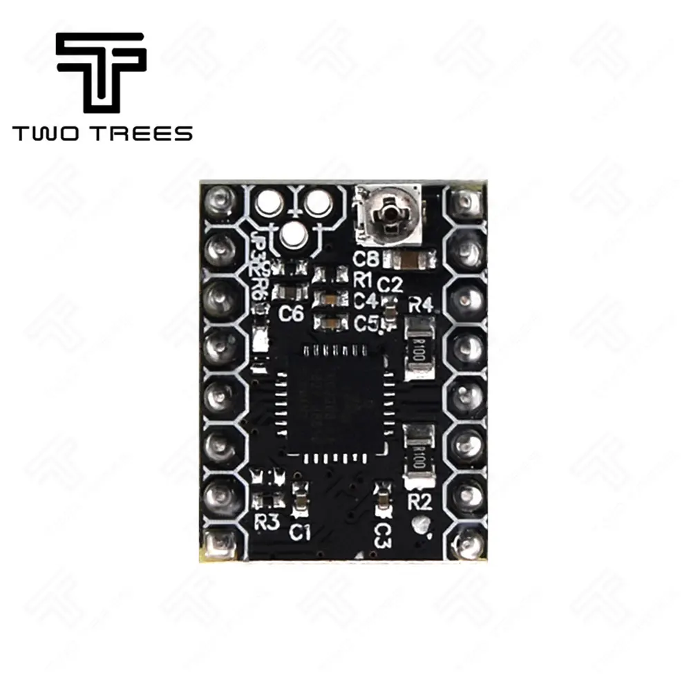 Запчасти для 3D-принтера Stepstick TMC2208, драйвер шагового двигателя, Супер Бесшумный с новыми радиаторами, замена Ramps 1,4 1,5 1,6 Reprap board