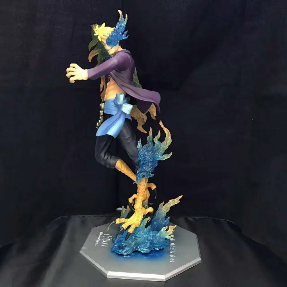 Аниме 28 см One Piece P.O.P POP DX MAS Marco The Phoenix Battle Ver. Коллекционная модель игрушки из ПВХ в