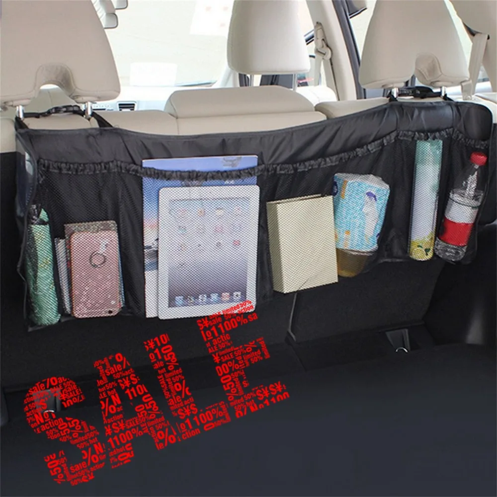 

Newest Practical Car Auto Back Rear Trunk Seat Elastic String Net Mesh Storage Bag Bag Cage Light weight And Durability