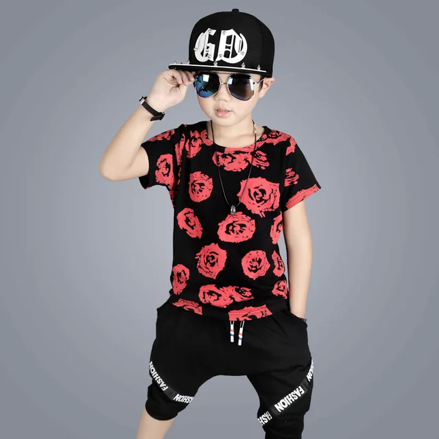Boys Summer Clothes Set For 4 9 Years old Fashion Design Children Suit