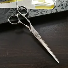 Новые парикмахерские ножницы для укладки волос "6" профессиональные ножницы для стрижки левшей