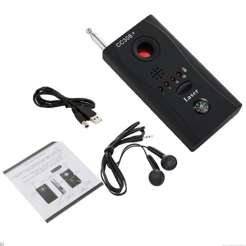 Anti - Spy Bug Detector CC308 Mini Wireless Camera Hidden Signal GSM Device Finder Privacy Protect Security - Famidy.com