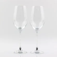 Индивидуальный Кристалл обжиг стаканов бокал свадебный бокал юбилей подарки вечерние Кубок для питья чашки