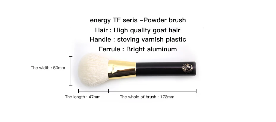 Marca de Energia Escova de Cabelo Escovas + Bolsa Profissional Maquiagem Conjunto Cabra Compõem Pincomo Maquillaje Pinceaux Maquillage Tf12 12 Pçs 10 + saco pincomo maquillaje pinceaux maquillage tf12