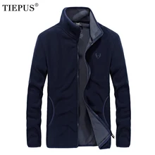 TIEPUS плюс размер L ~ 5XL, 6XL, 7XL, 8XL весна и осень новая куртка Мужская мягкая оболочка флисовая повседневная куртка мужская Брендовая верхняя одежда