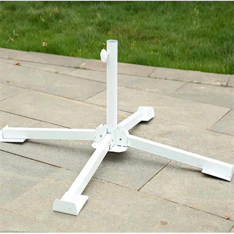 Advertising Umbrella Iron Base Outdoor Umbrella Folding Base Beach Umbrella Cross Base umbrella