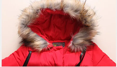 Г. зимняя теплая куртка для девочек пуховое пальто с длинными рукавами для девочек Рождественская школьная зимняя куртка принцессы с капюшоном из искусственного меха