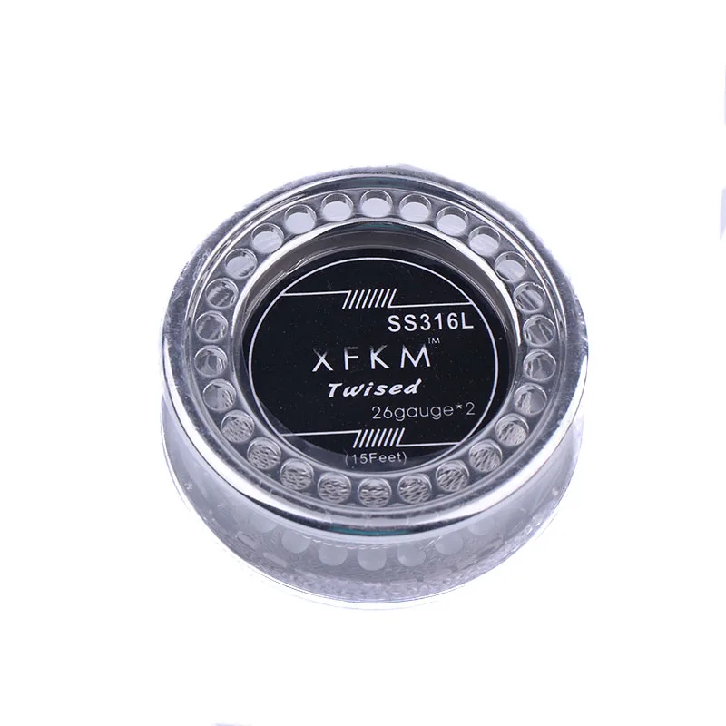 Нагревательный провод 5 м/рулон XFKM SS316L Twisted Clapton для RDA RBA ремонтная катушка