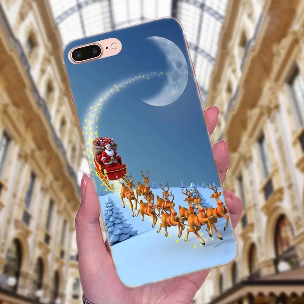 С Новым Годом Счастливого Рождества дизайн мягкой коробки звонока для Galaxy J1 J2 J3