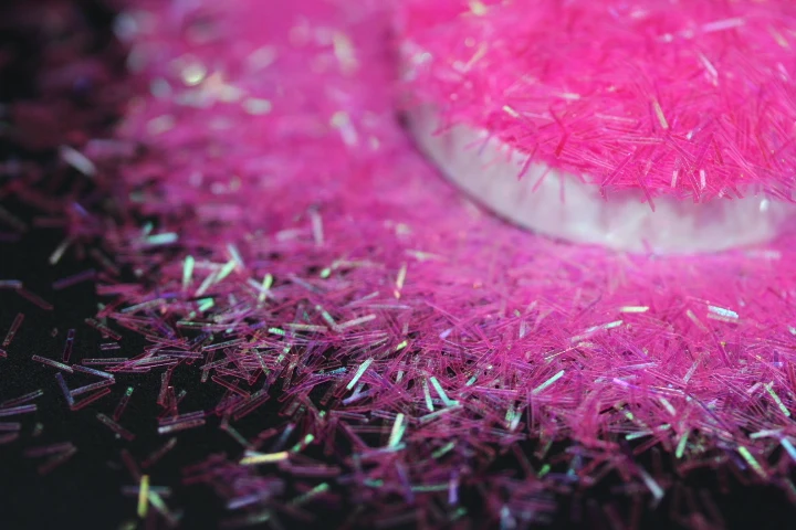 Голографическая неоновая розовая полоска-косметический блеск для тела и лица для фестивалей, Хэллоуина, креативного макияжа, слизи и ремесел