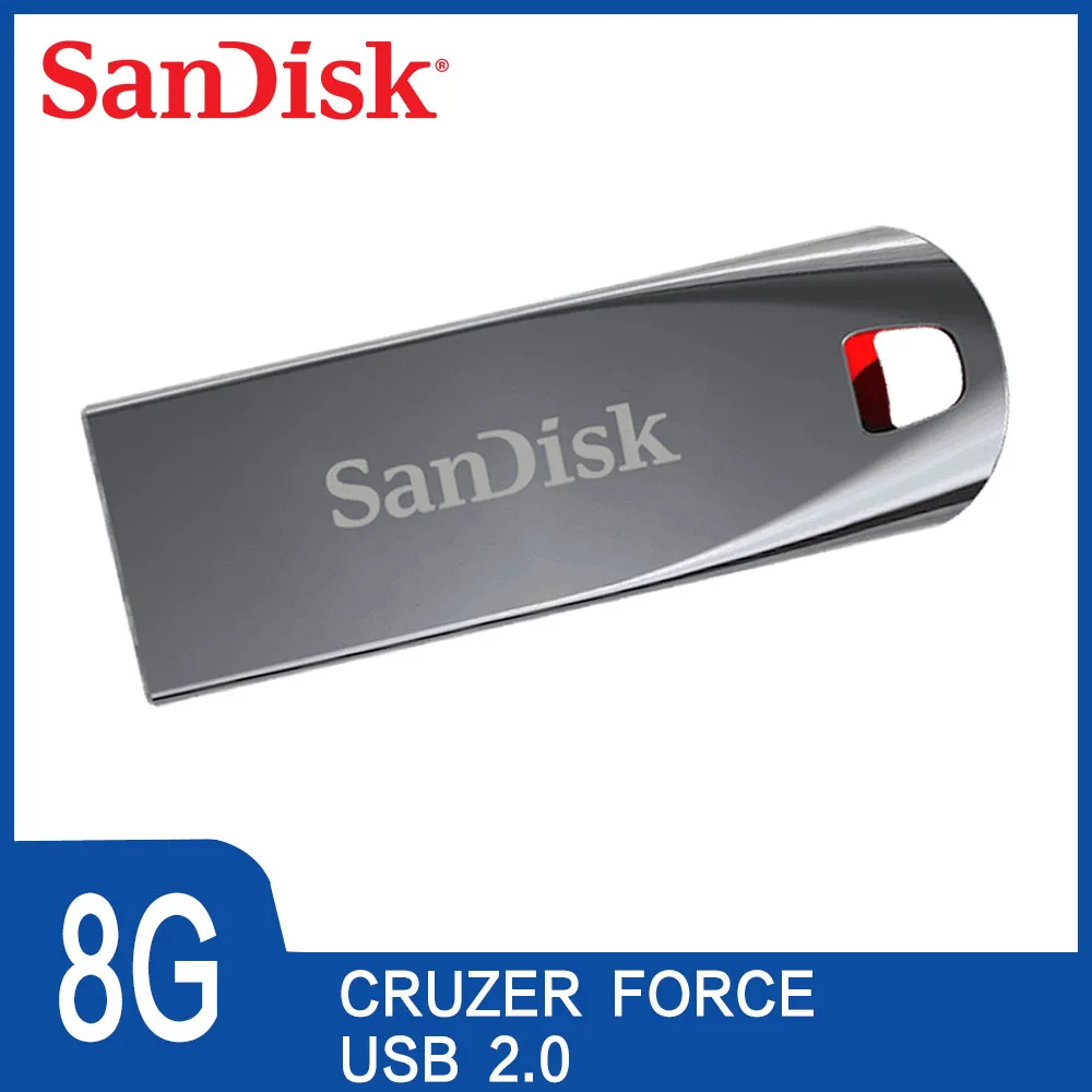 SanDisk CZ71 USB флеш-накопитель 2 0 64 ГБ 32 16 8 флеш-накопители поддержка официальной