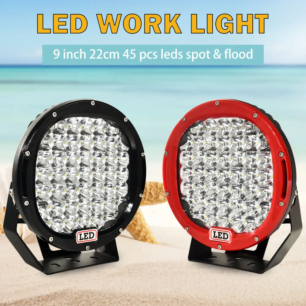 

9 Inch Led Work light for Off Road 4x4 4WD ATV UTV SUV Driving Motorcycle Light Truck Led Light Bar Auto Lamp