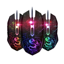 Landas 6 кнопок компьютерная мышь геймер для настольных компьютеров Эргономика оптическая USB ноутбук игровая мышь для Windows ноутбук ПК