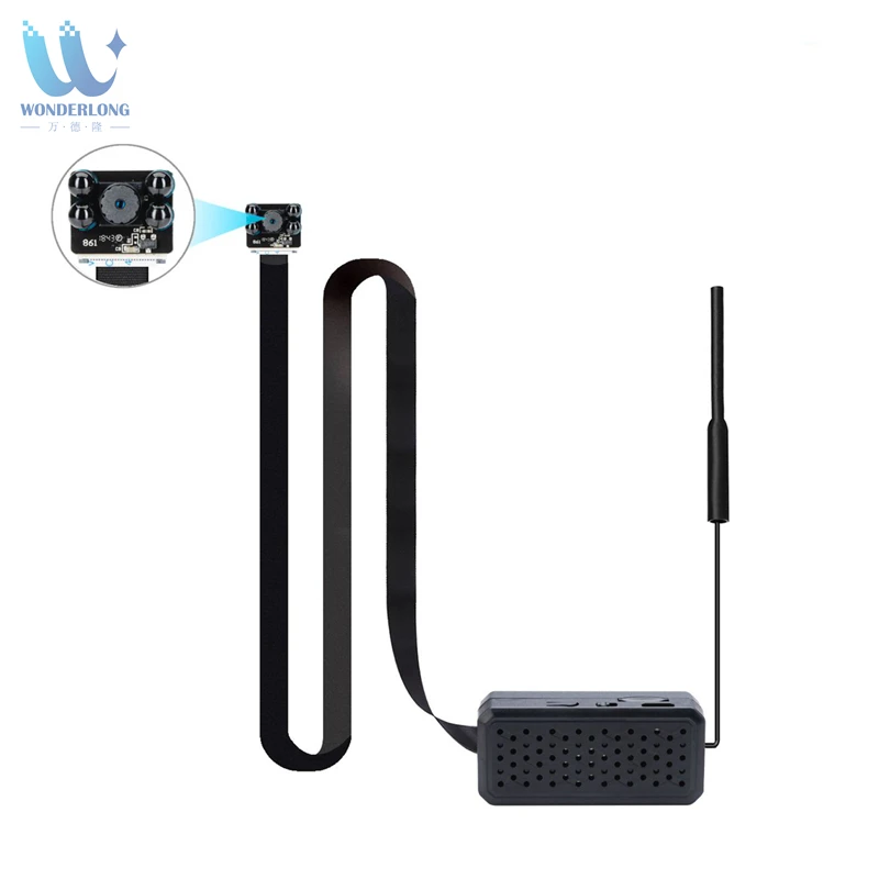 

Wonderlong 60cm Long Night Vision Lens HD 4K1080P WIFI Module Full Set CCTV IP Camera built in Battery