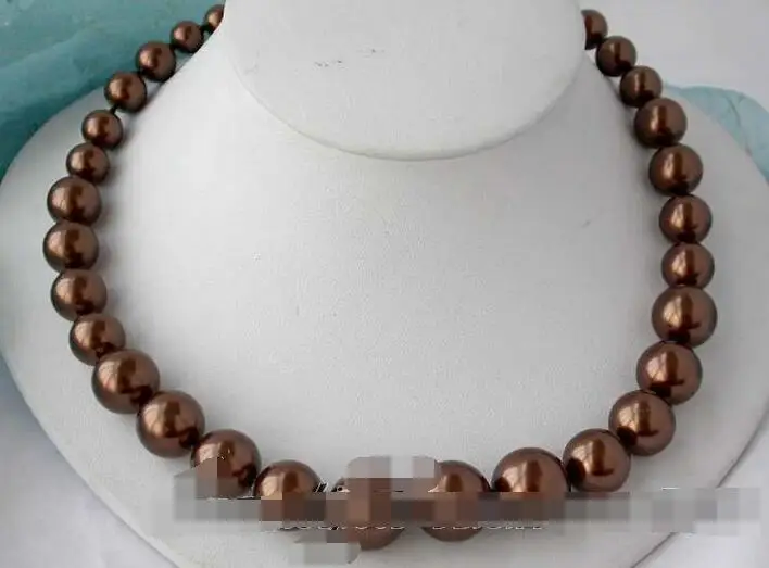

song voge gem nanJ1324 coffee southsea shell pearl tower necklace