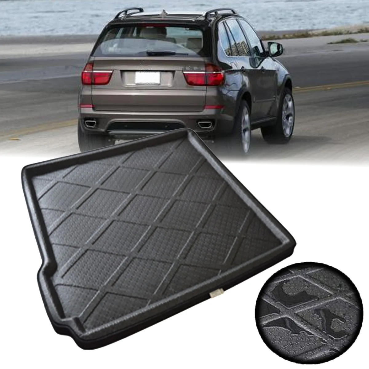 

Car Trunk Cushion Rear Mat Cargo Boot Liner Tray Protector For BMW X5 2007-2017