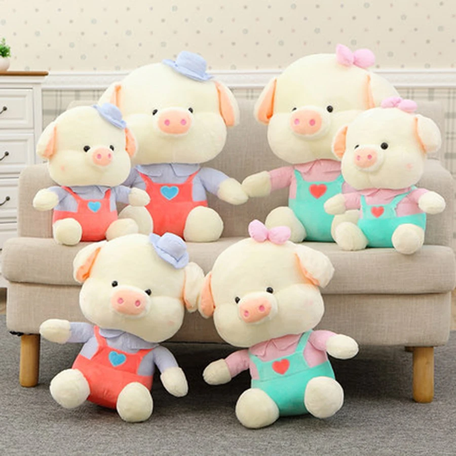 Pink Pig Stuffed Animal Plush Toy For Baby Girls Gifts Birthday Wedding