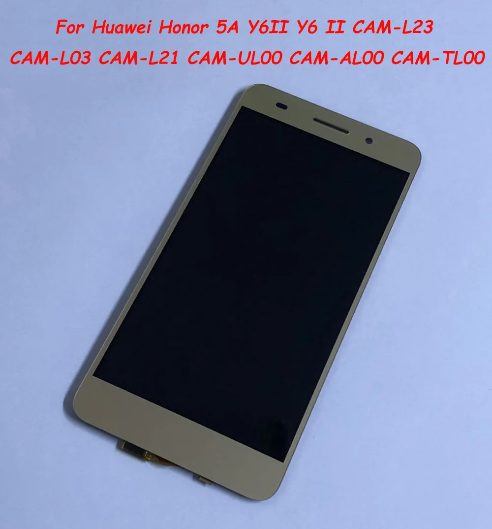 Для huawei Honor 5A ЖК-дисплей Y6II Y6 II CAM-L23 CAM-L03 CAM-L21 CAM-AL00 CAM-UL00 CAM-TL00 Сенсорный экран ЖК-дисплей Дисплей сборка Рамка