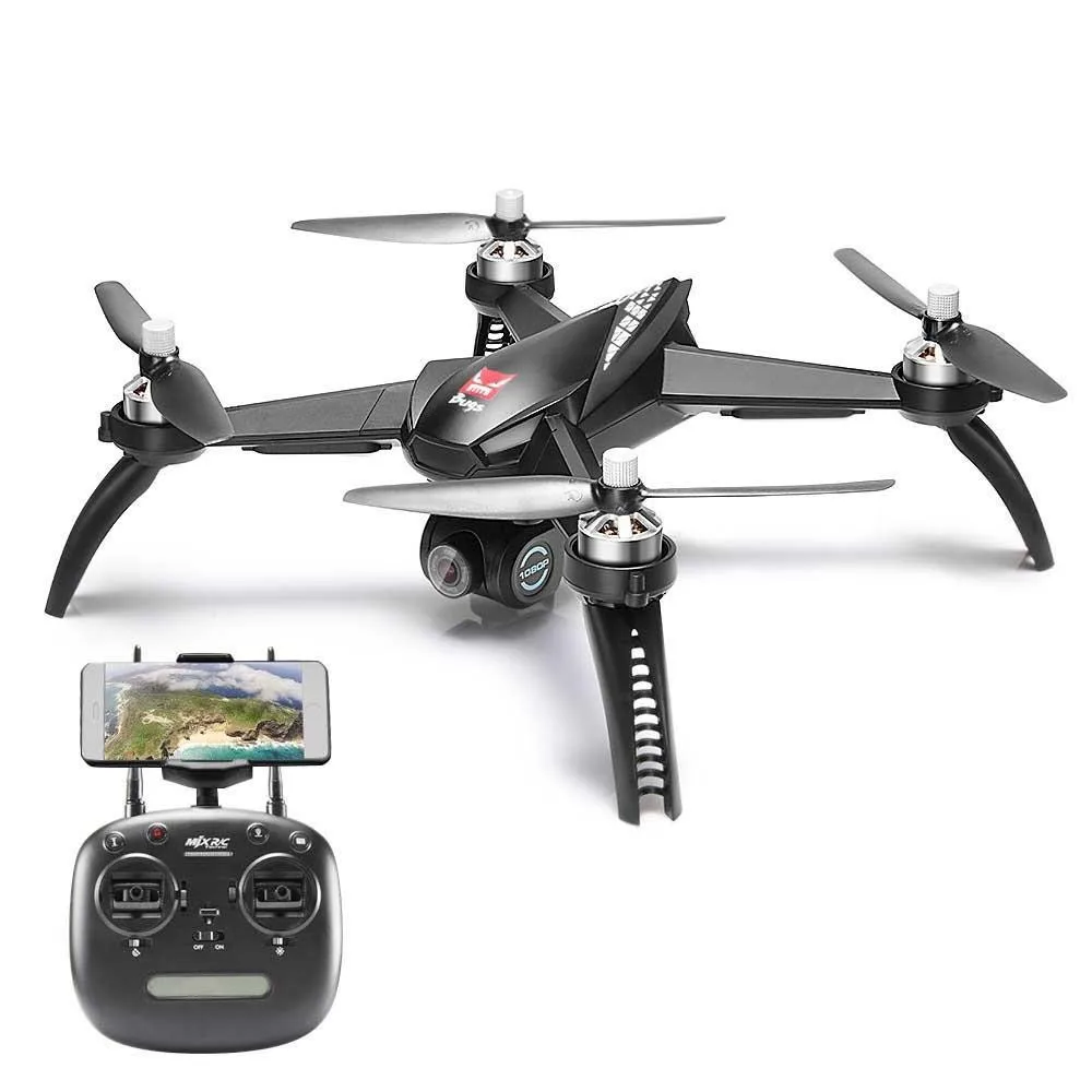 MJX Bugs 5 Вт B5W Радиоуправляемый Дрон RTF 5G WiFi FPV 1080P камера с gps режимом Follow Me RC