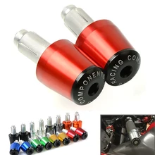 7/" мотоцикл Ручка Бар Конец Руль ручки для Kawasaki ER-6N yamaha Aprilia Suzuki Honda CB1000R CBR 600f4i CB400