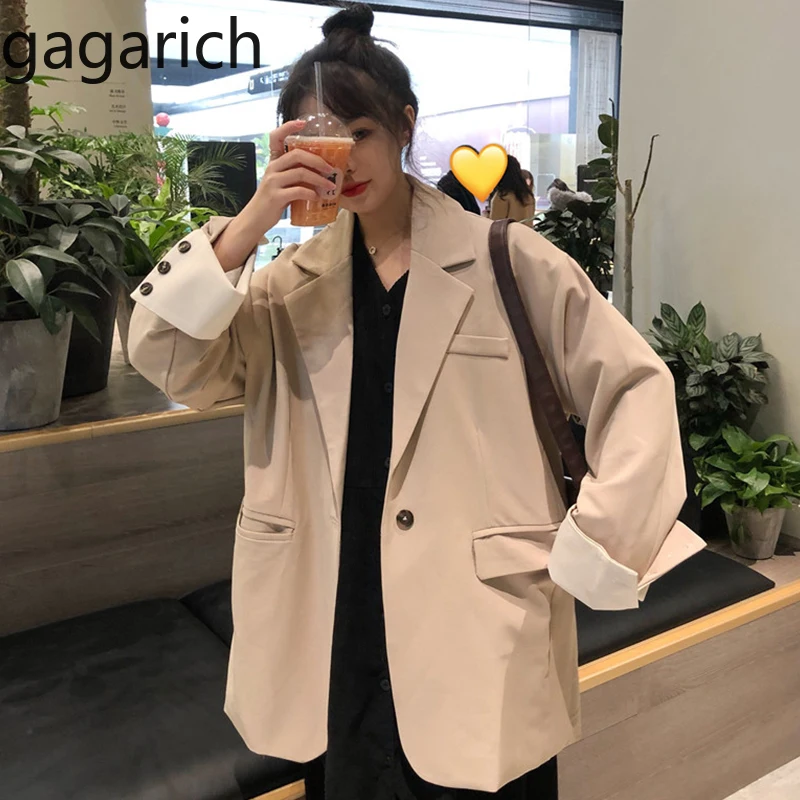 

Gagarich Women Fashion 2019 Blazer Spring Autumn Version Chic Retro Style Design Long Sleeve Leisure Suit Jacket Female Tops
