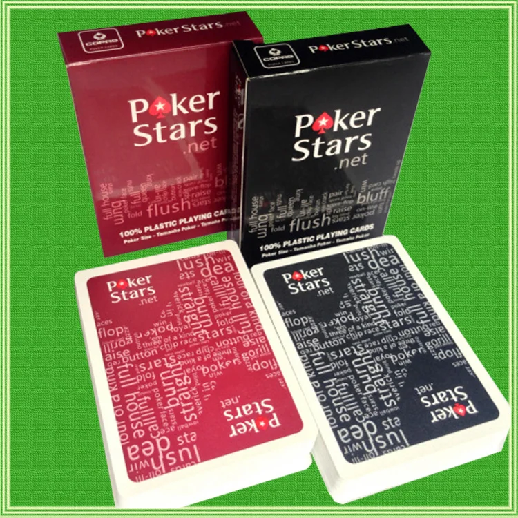 2 компл./лот Техасский Холдем пластиковые карточные Игры покер карты водонепроницаемый и тусклый лак покер Звездная доска игры покерные