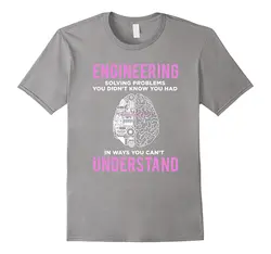 Возьмите бренд для мужчин рубашка инженерного решения проблем организации футболка колледжа