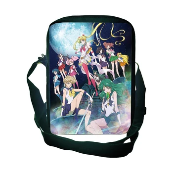 

Pretty Soldier Sailor Moon Crossbody Bag Children Men Women Boys Girls Crossbody Bag Fashion Cartoon New Beautiful Shoulder Bag