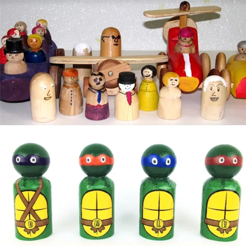 50 шт. Детские деревянные игрушки колышки для детей 65 мм и 35 мм|crafts diy|family woodenfamily crafts