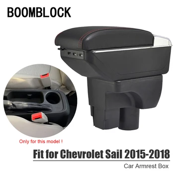 

Auto Car Armrest Box Modified For Chevrolet Sail 3 Mk3 2015 2016 2017 2018 Chevy USB Cup Holder Ashtray Organizers Accessories