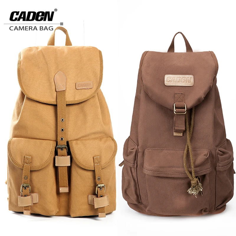 

CADEN Camera Backpacks Photo Canvas Bags Multi-function Shoulders Bag For Men Women Digital Camera Video Case For Nikon Canon