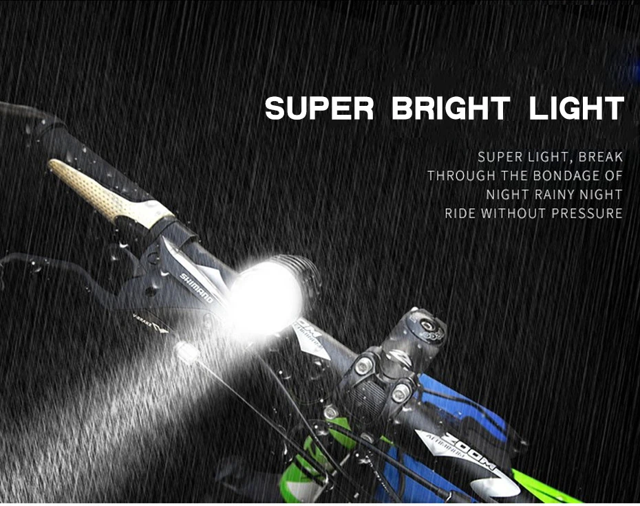 

Elecetric Bike LED Light For Bicycle LED Headlight On Rower Lantern For Bike LED Flashlight For Bicycle Scooter Bike Accessories